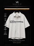 Velar Graphic Striped Box Fit Shirt