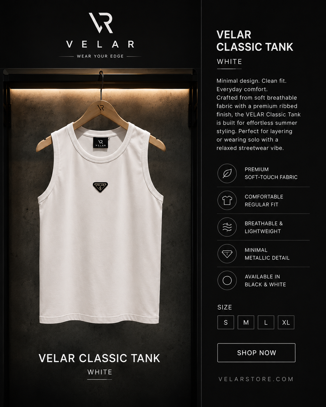 VELAR Classic Tank