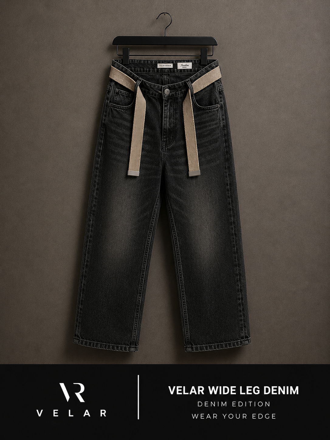 VELAR Wide Leg Denim – Washed Edition