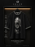 Velar Scream Dragon Oversized T-Shirt – Black